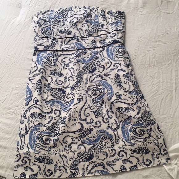 Vineyard Vines Dresses & Skirts - Vineyard Vines Strapless SeaThemed Dress